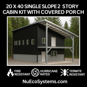20-x-40-single-slope-2-story-cabin-kit-with-covered-porch
